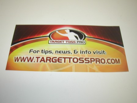 Target Toss Pro Promo Marquee (11 X 5 1/8) $14.99